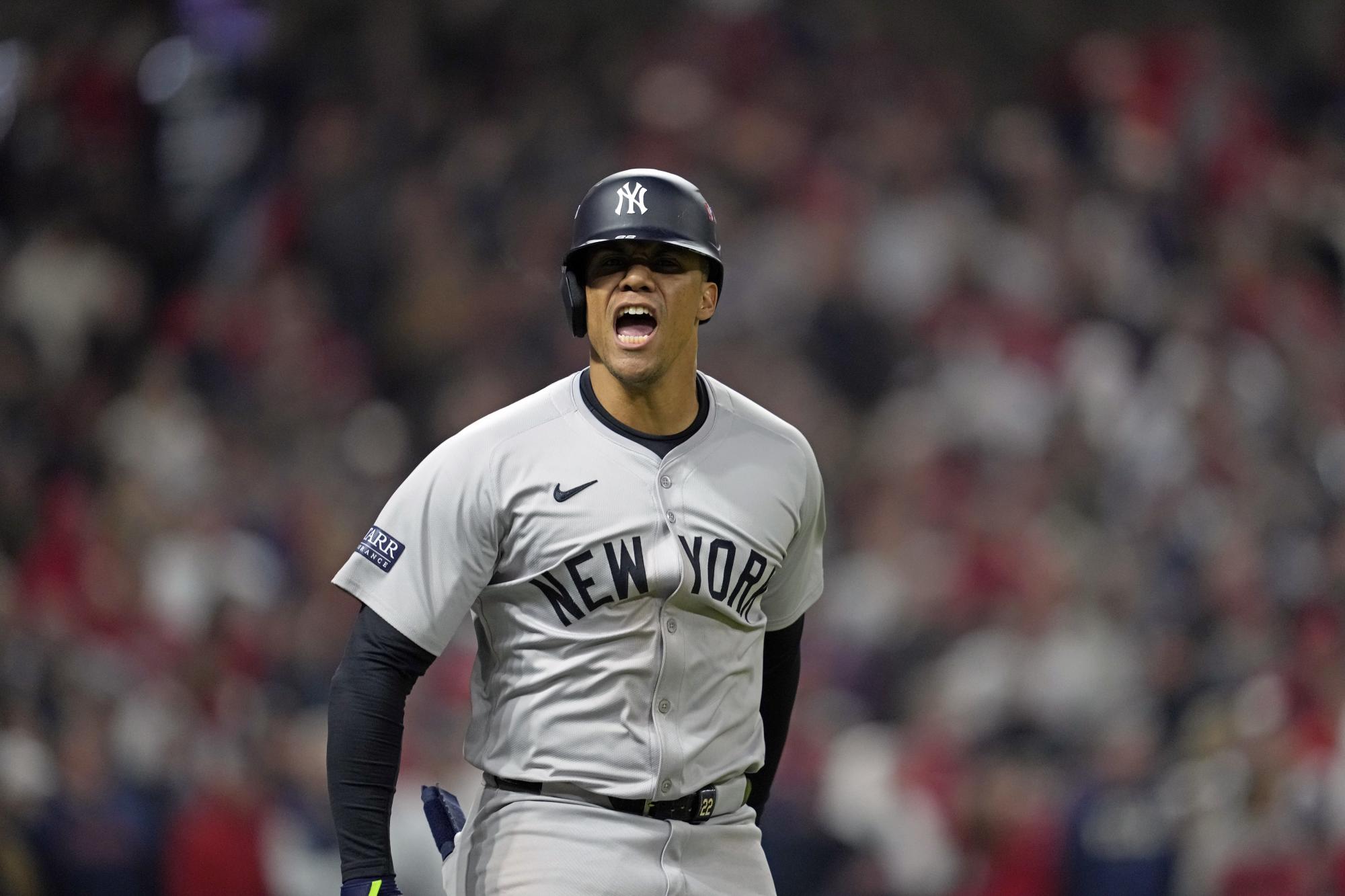 No fue Aaron Judge ni el mexicano Álex Verdugo. Juan Soto mandó un tremendo bambinazo y puso a los Yankees 5-2 en extrainnings para mandar a la novena de Nueva York a la Serie Mundial de la Major Le