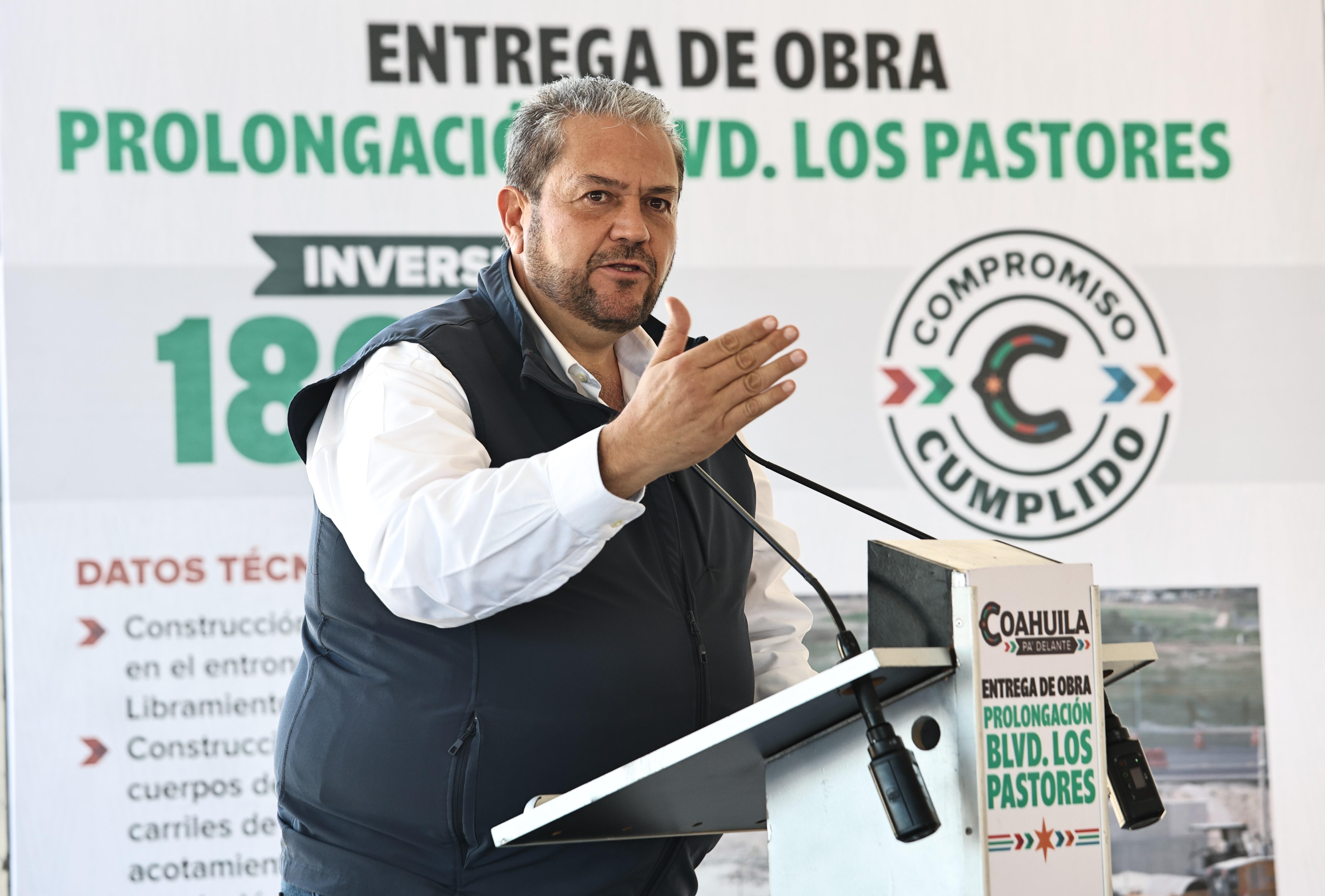 Obra en Los Pastores fortalece la movilidad regional: Alcalde de Ramos Arizpe . Noticias en tiempo real