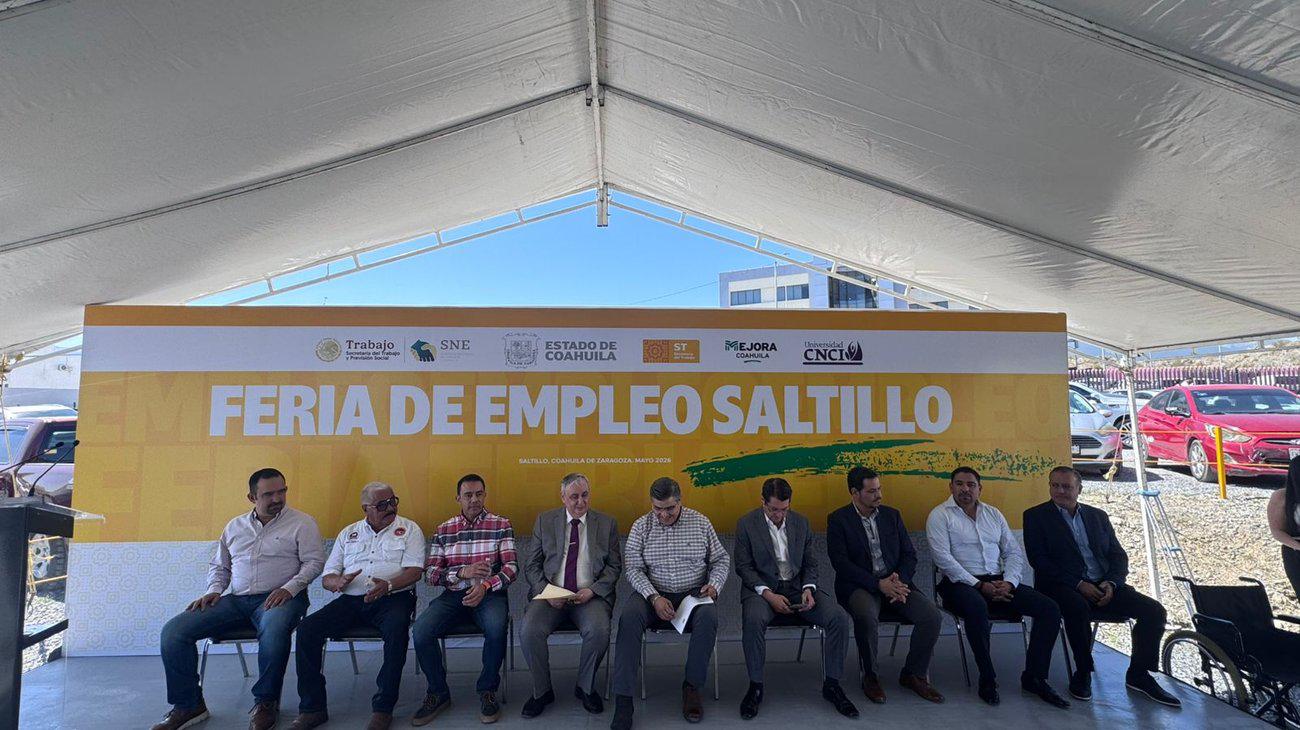 Realizan Feria de Empleo en Saltillo; ofertan 700 vacantes