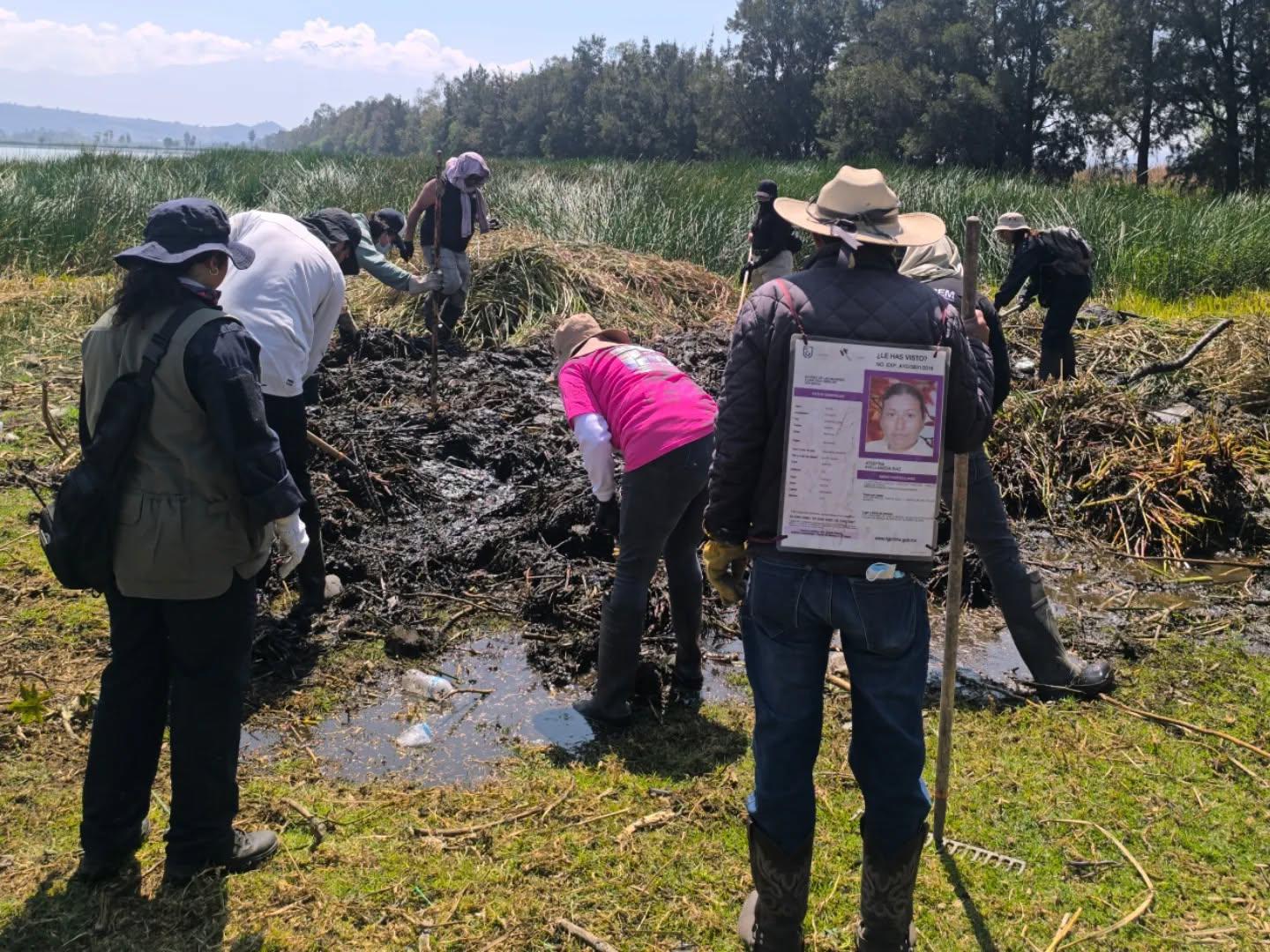 Colectivos reportan hallazgo de 219 restos óseos humanos en zona limítrofe entre Tláhuac y Chalco