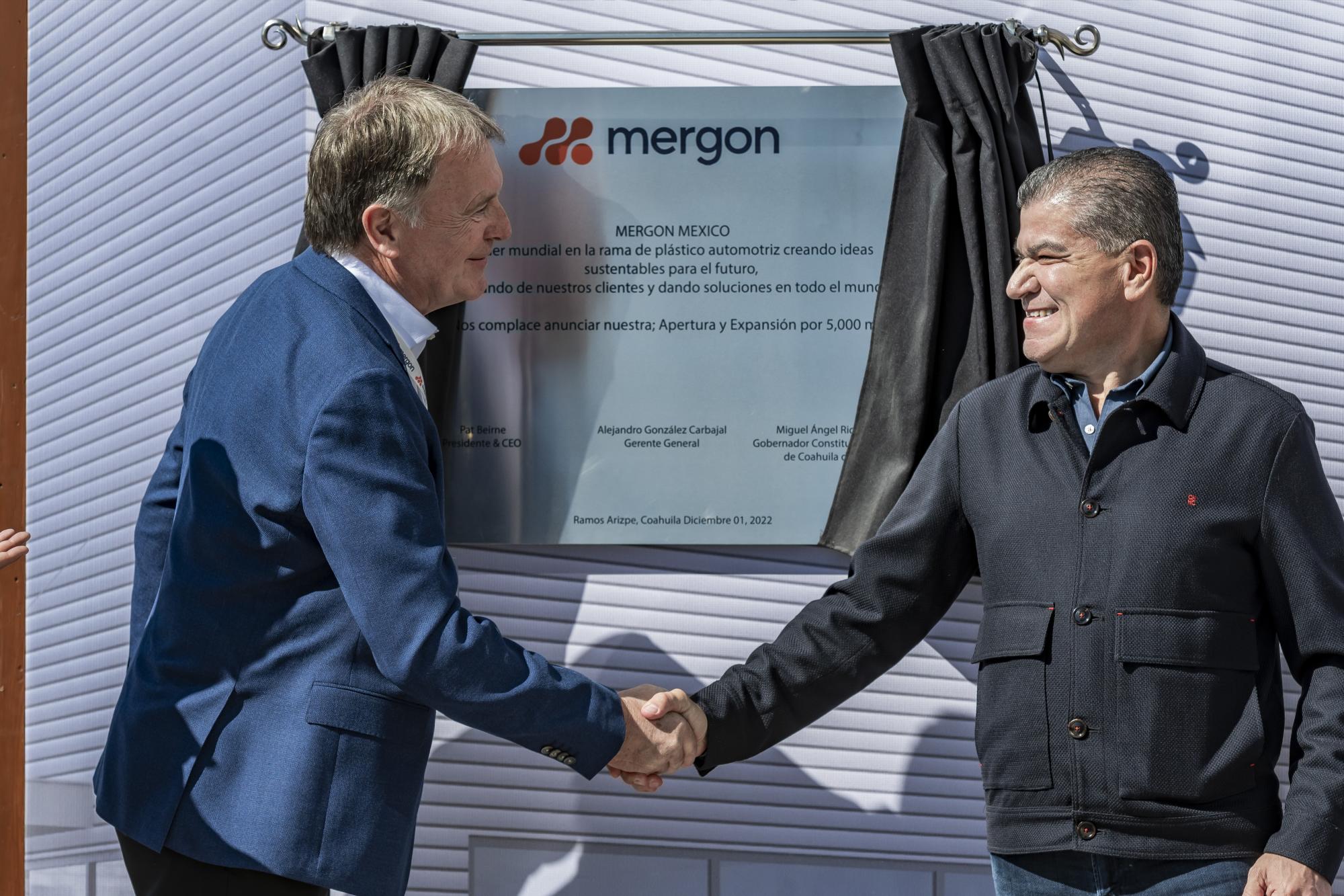 Inauguran planta de Mergon en Ramos Arizpe. Noticias en tiempo real