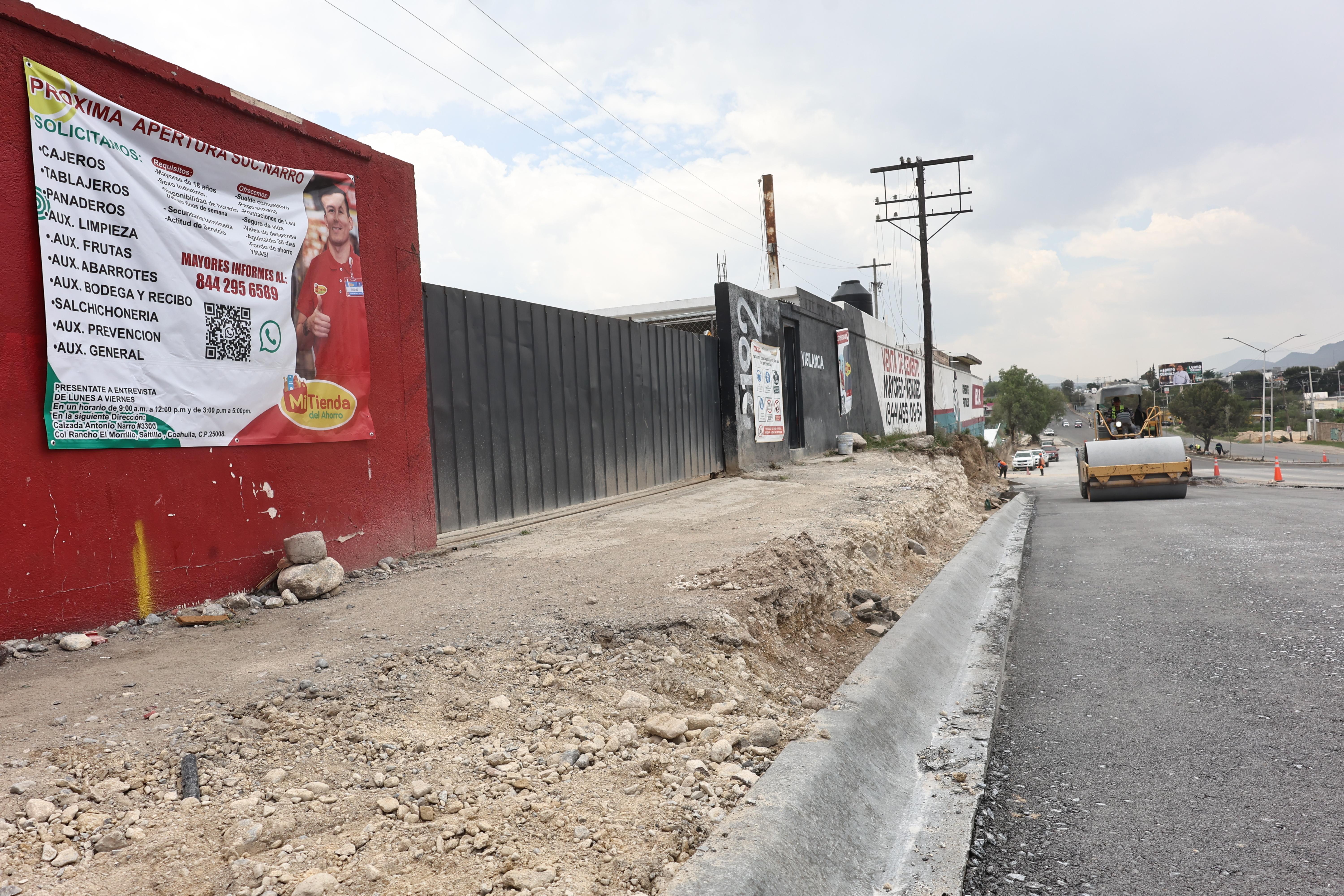 Avanza construcción de Mi Tienda del Ahorro Sucursal Narro en Saltillo