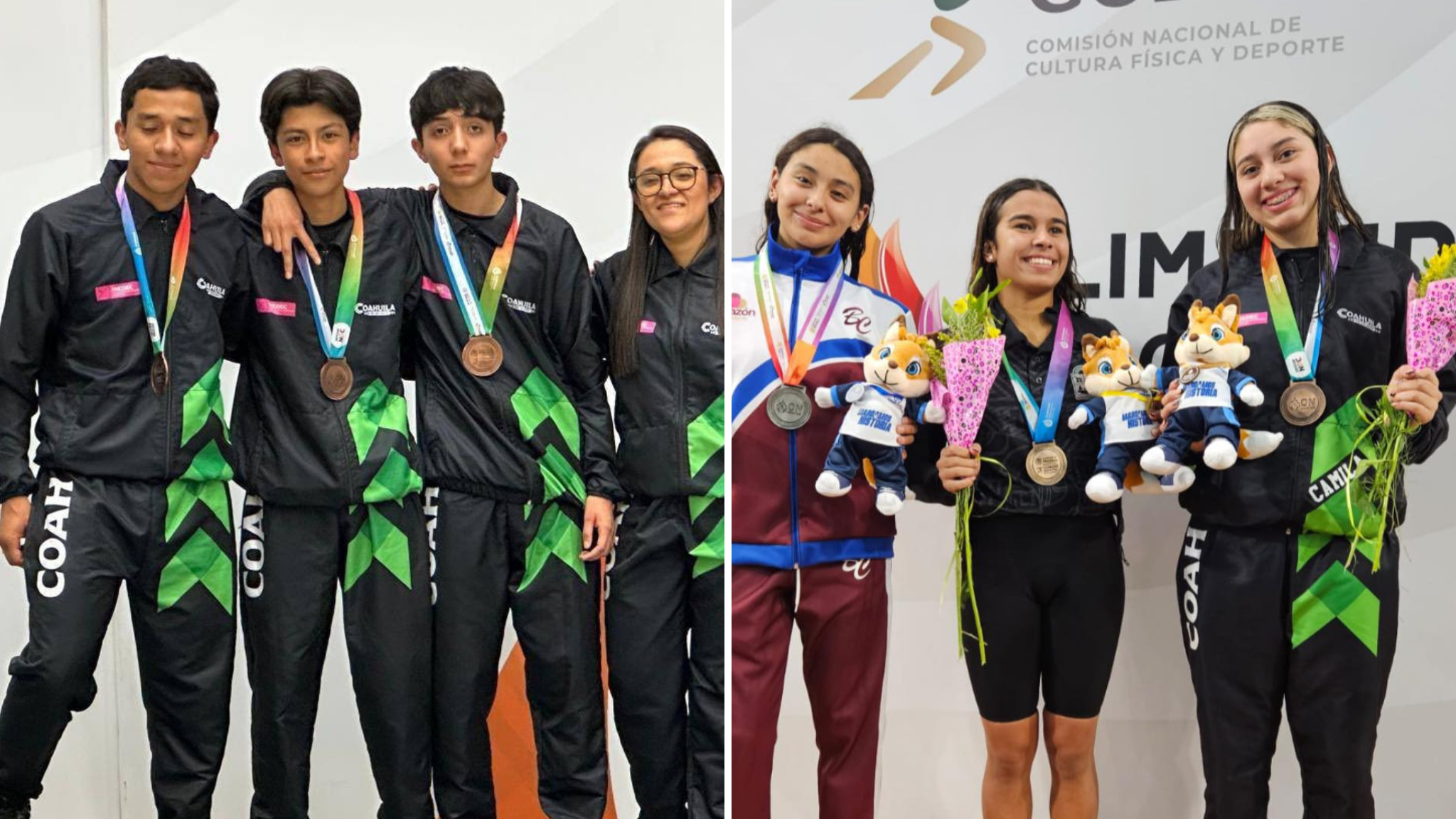 ¿Cuántas medallas ganó Coahuila en natación y tiro deportivo en la Olimpiada Nacional 2026?