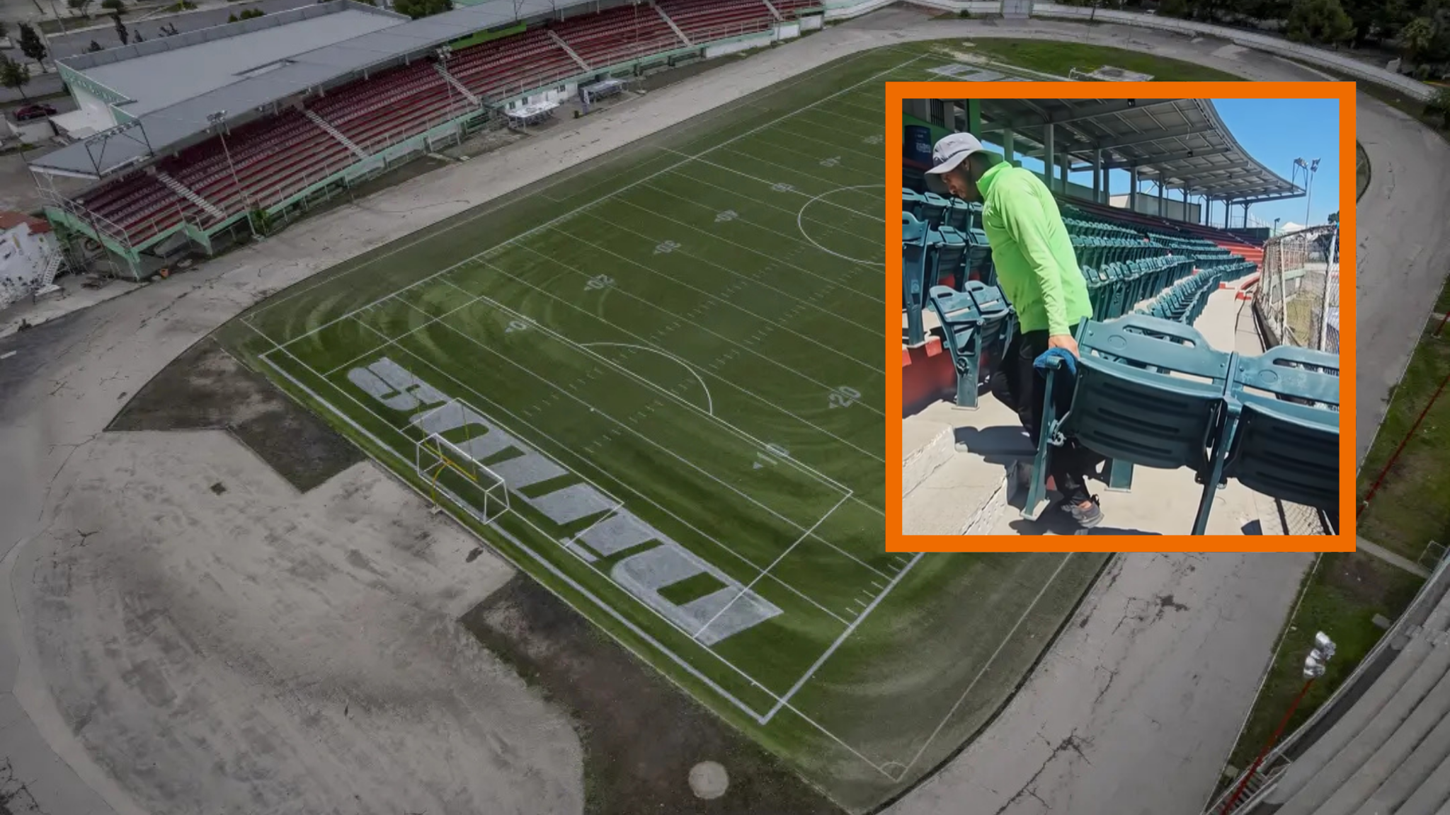 Colocan nuevas butacas en el Estadio Olímpico de Saltillo