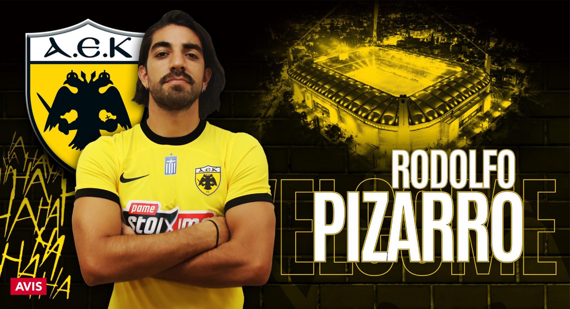 Rodolfo Pizarro es, oficialmente, jugador del AEK Atenas. Noticias en tiempo real