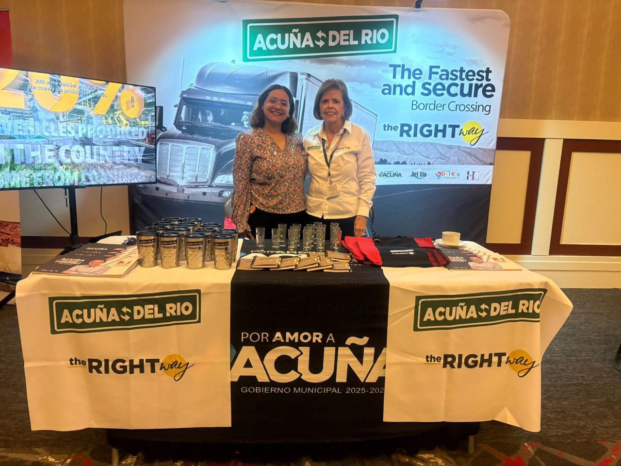 Acuña fortalece vínculos en la pasada conferencia del Ports to Plains, y gana la sede para el 2026