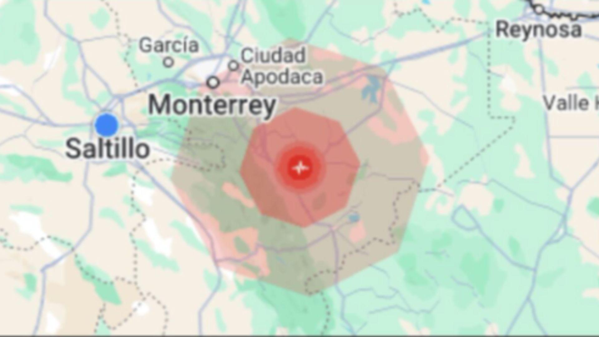 Reportan Sismo de 4.6 cerca de Monterrey, Nuevo León; se resiente al norte de Saltillo. Noticias en tiempo real