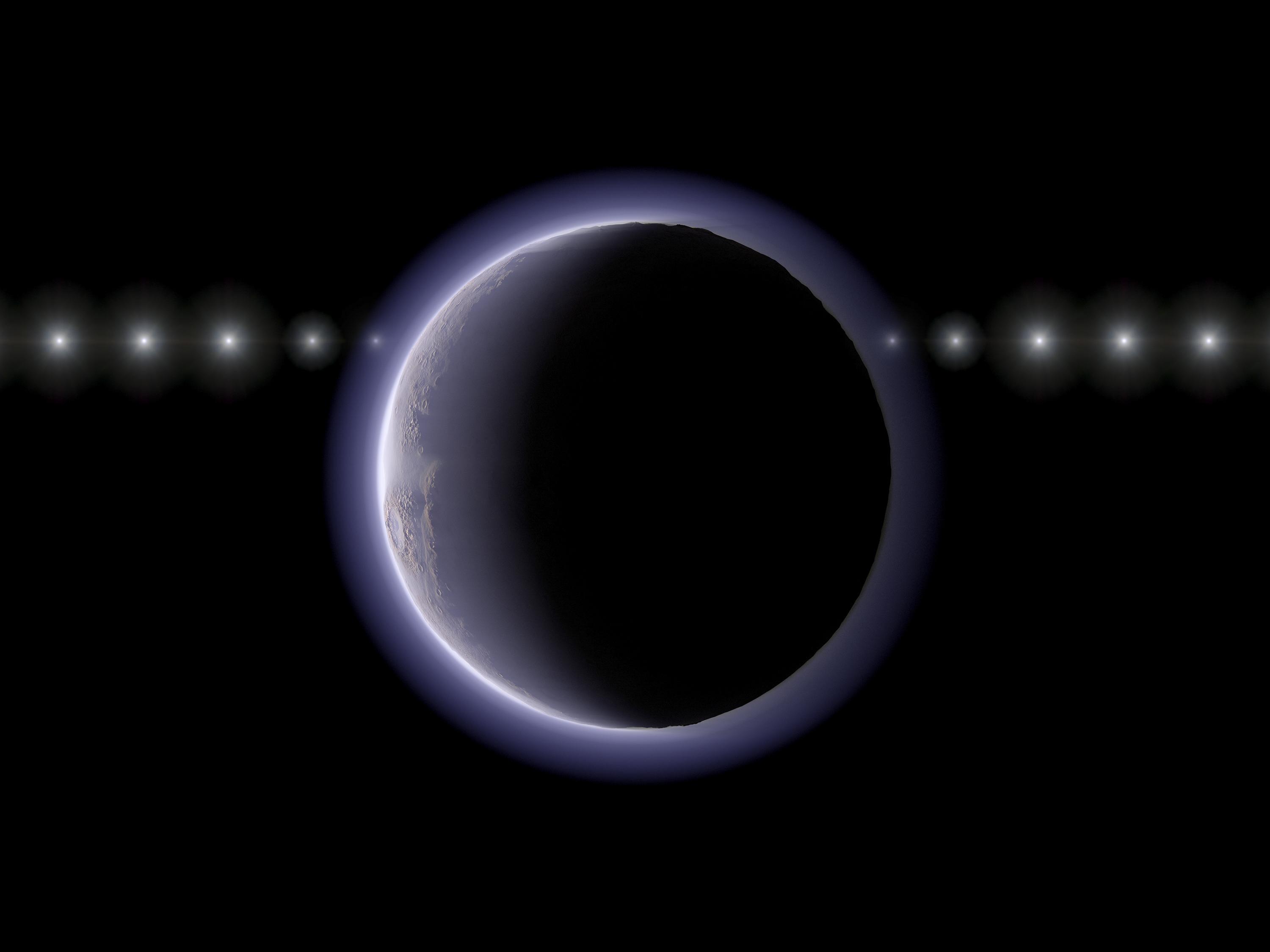 Un plutino sorprende a los astrónomos con indicios de una atmósfera en el borde del sistema solar