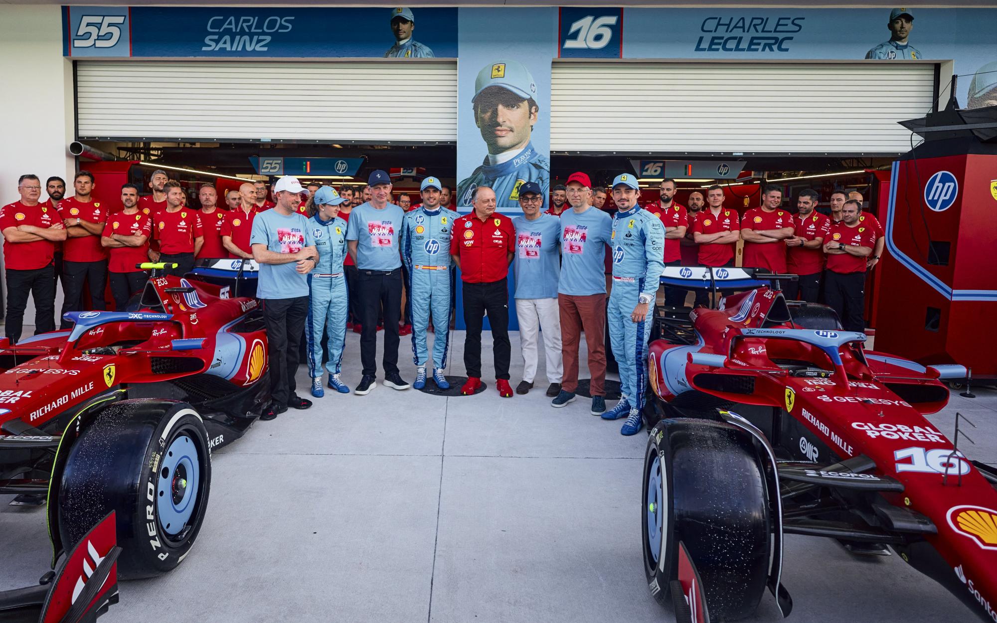 GP de Miami: Charles Leclerc y Carlos Sainz Jr. vestirán de azul y ahora correrán para Scuderia Ferrari HP. Noticias en tiempo real