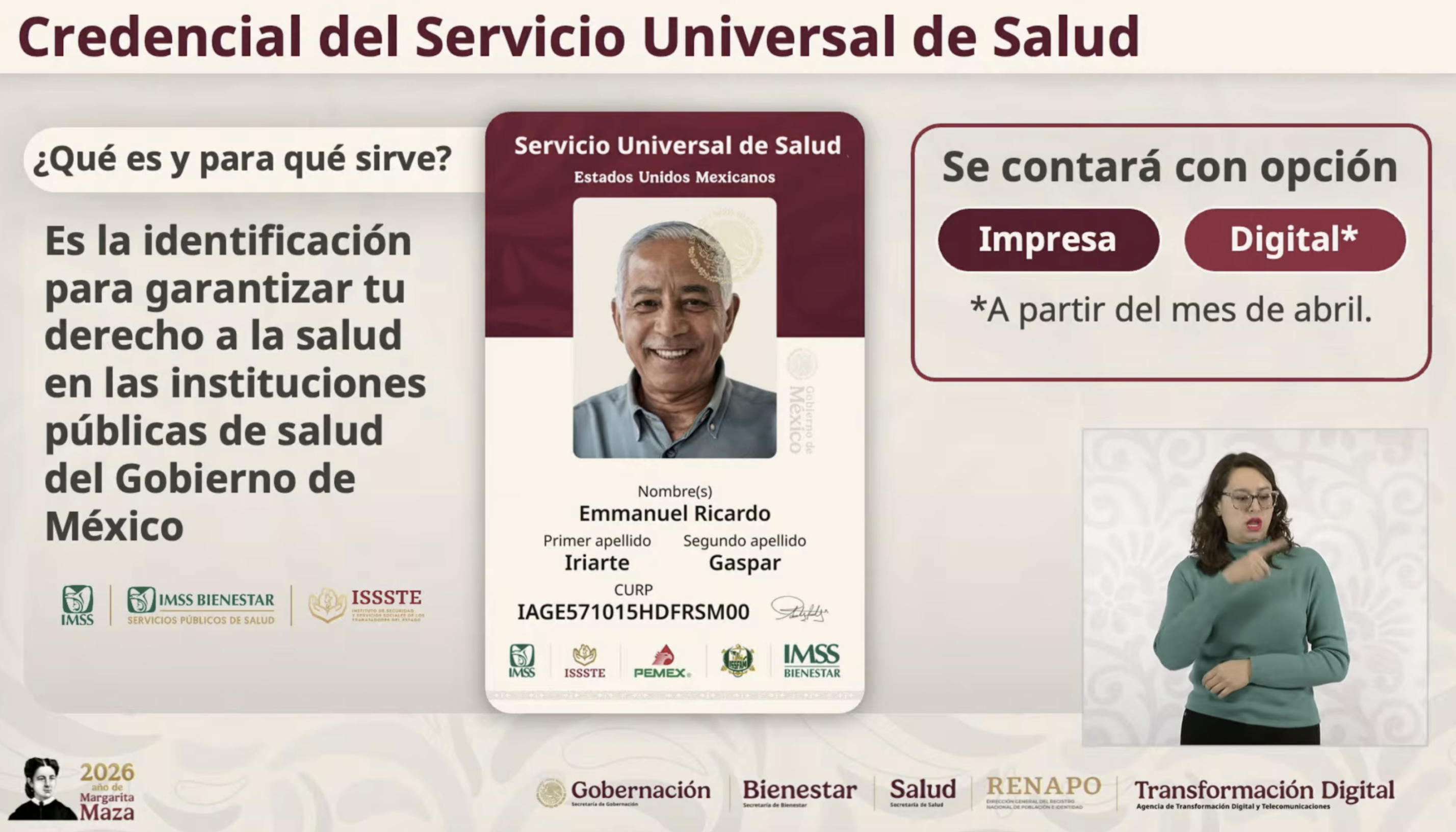 Así puedes obtener tu credencial de salud en México este 2026