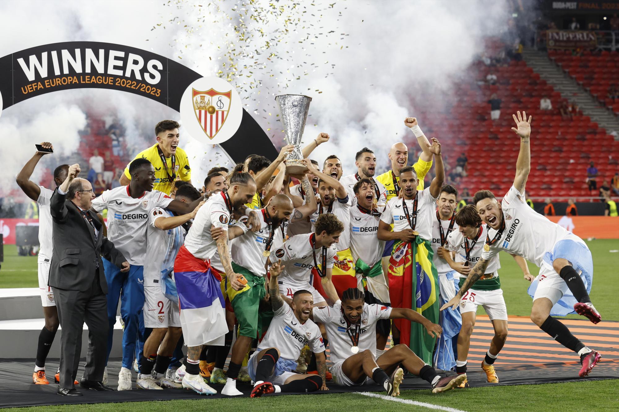 Sevilla gana su séptima Europa League tras vencer a la Roma. Noticias en tiempo real