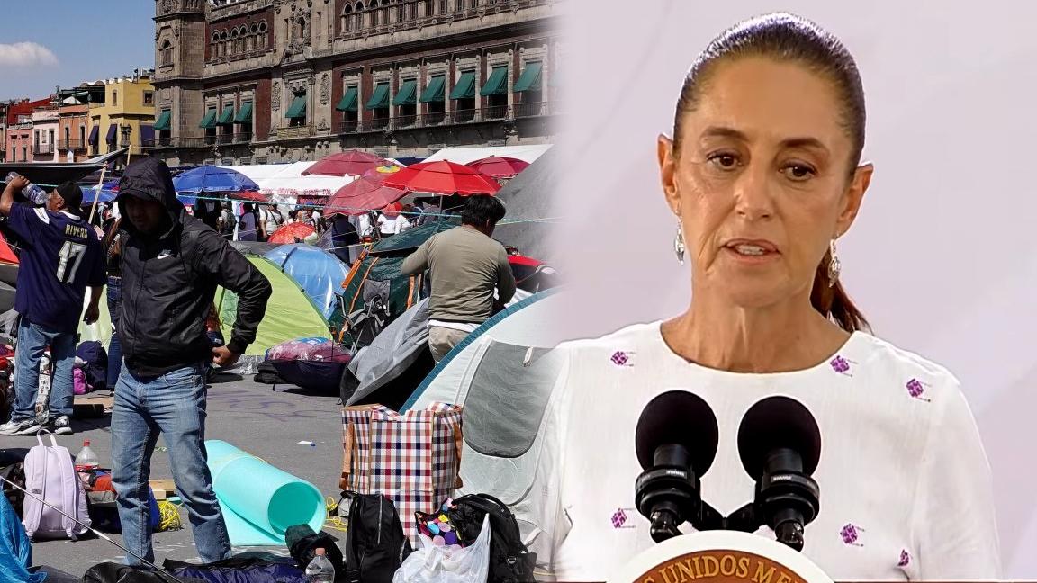 No vamos a desalojar a maestros; ellos buscan la provocación: Sheinbaum