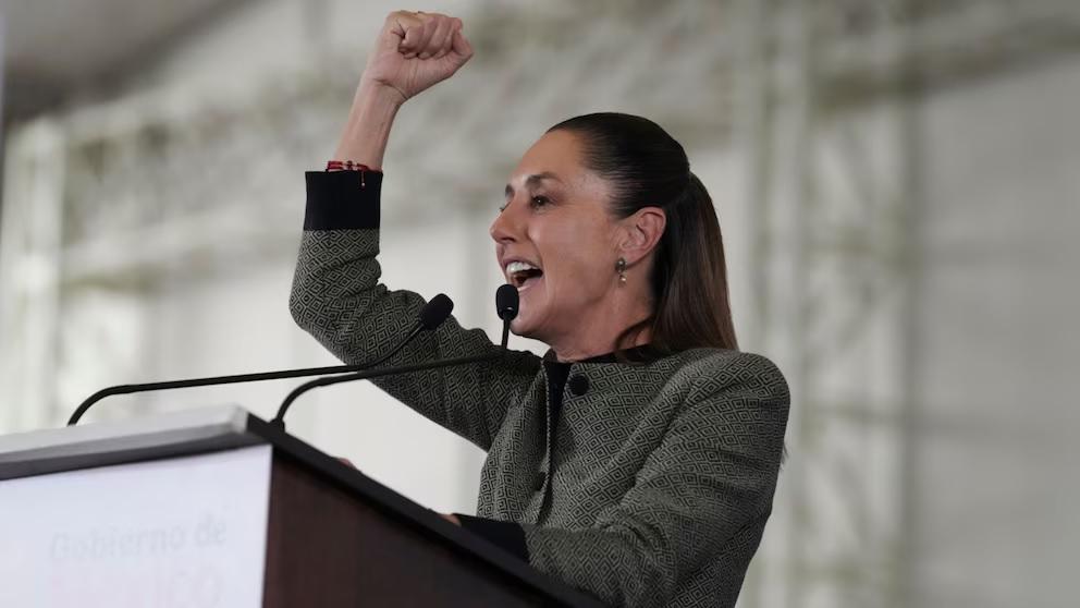 Presidenta promete salario mínimo de 2.5 canastas básicas al cierre de sexenio. Noticias en tiempo real