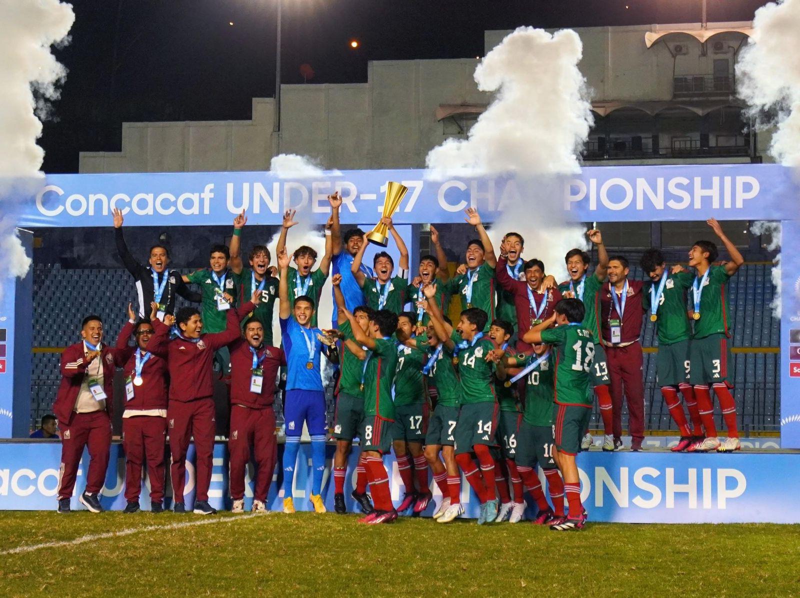 Sub-17 consigue el primer título para México en selecciones nacionales de futbol. Noticias en tiempo real