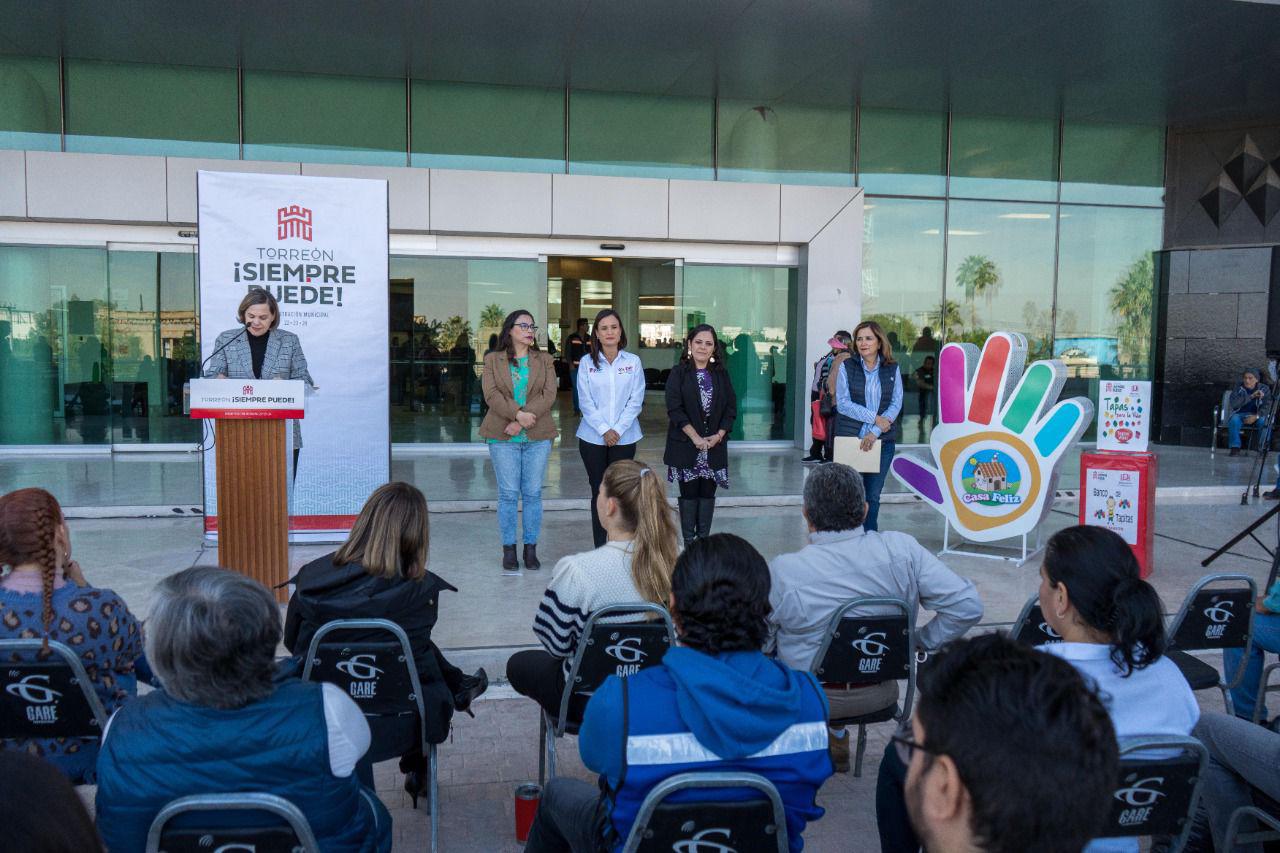 Ayuntamiento de Torreón invita a donar tapas de plástico para ayudar a niños con cáncer. Noticias en tiempo real