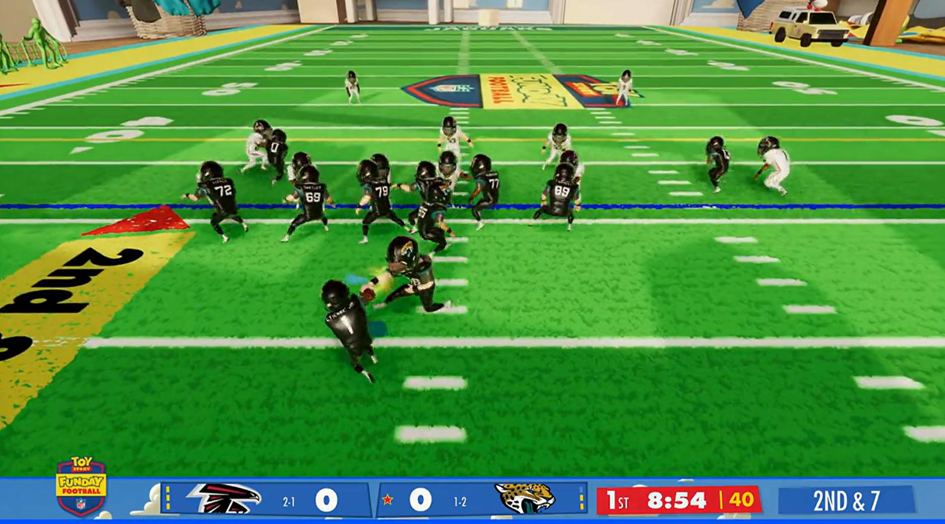 La NFL, ¡¿desde el cuarto de Andy?! Simulan duelo Jaguars vs Falcons al estilo Toy Story; este fue el resultado. Noticias en tiempo real
