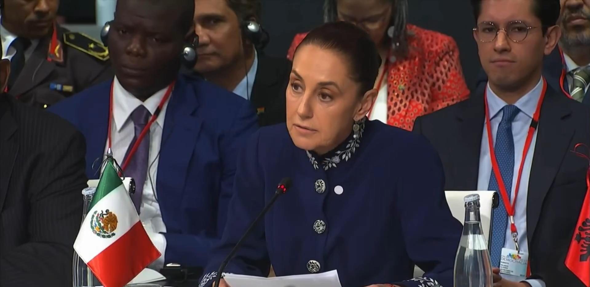 Sheinbaum y Pedro Sánchez acuerdan restablecer diálogo comercial y cultural entre México y España