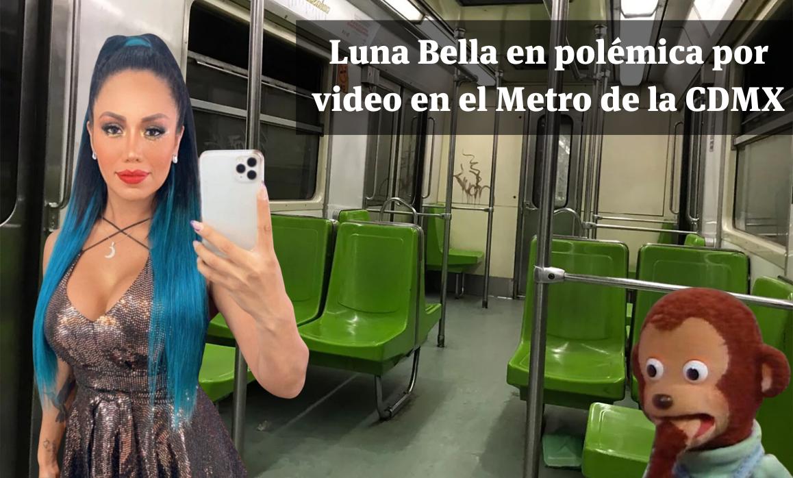 Quién es Mujer Luna Bella y qué hizo en el Metro de la Ciudad de México?  Influencer se hace viral tras polémico video - El Diario de Nuevo Laredo