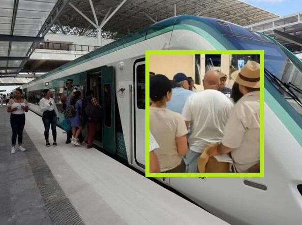 Otra falla del Tren Maya... turistas quedaron varados en una estación por siete horas. Noticias en tiempo real