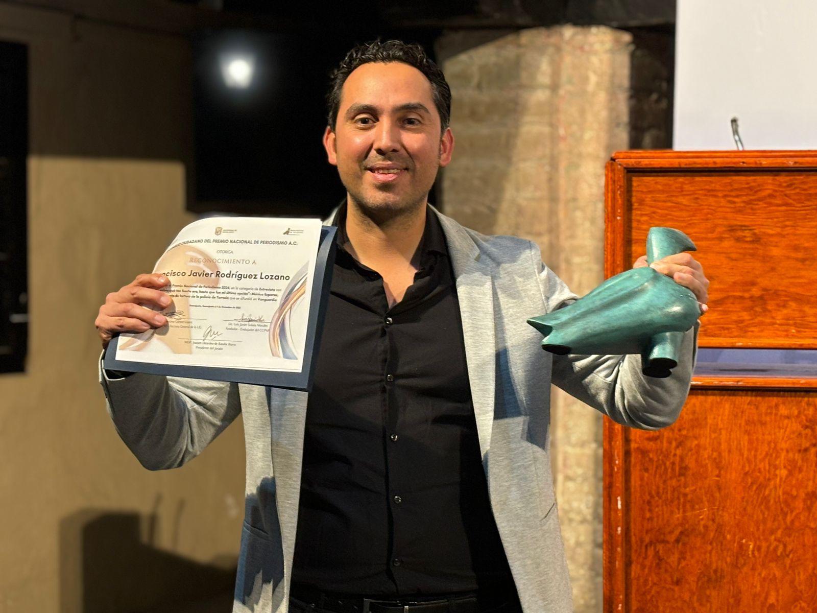  Entregan Premio Nacional de Periodismo a Francisco Rodríguez, colaborador de VANGUARDIA . Noticias en tiempo real