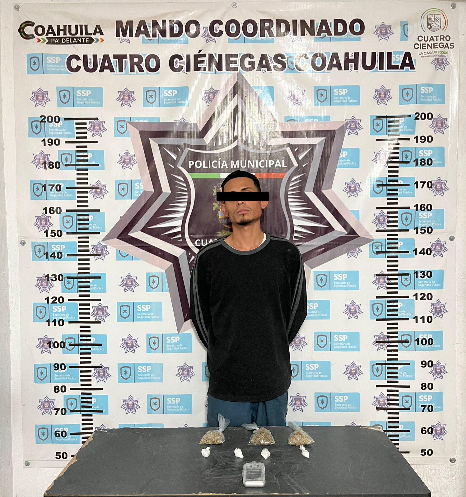 Detienen a joven por posesión de narcóticos en Cuatro Ciénegas