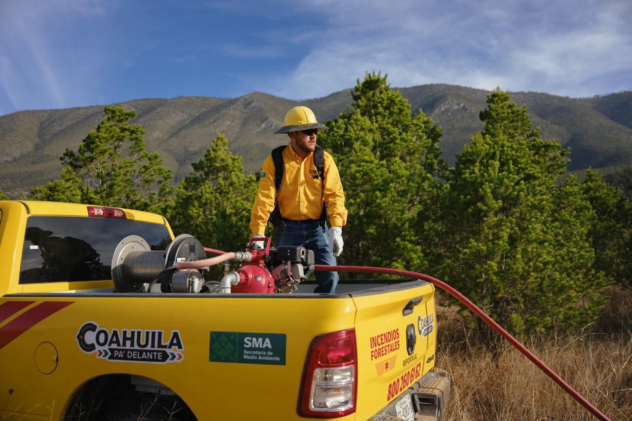 Coahuila refuerza acciones para evitar incendios forestales en Semana Santa