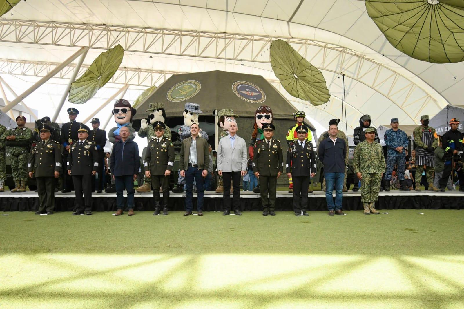 Inaugura Manolo Jiménez ‘La Gran Fuerza de México’ en Torreón; destaca blindaje estatal