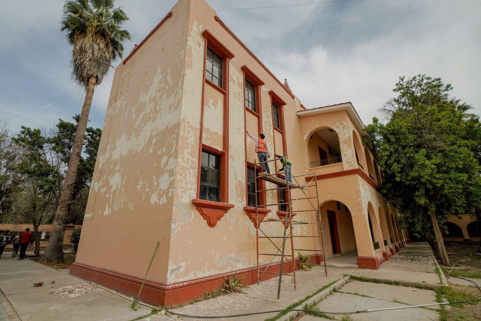 Avanza en Torreón renovación del Centro Cultural del Norte; primera etapa lista en julio