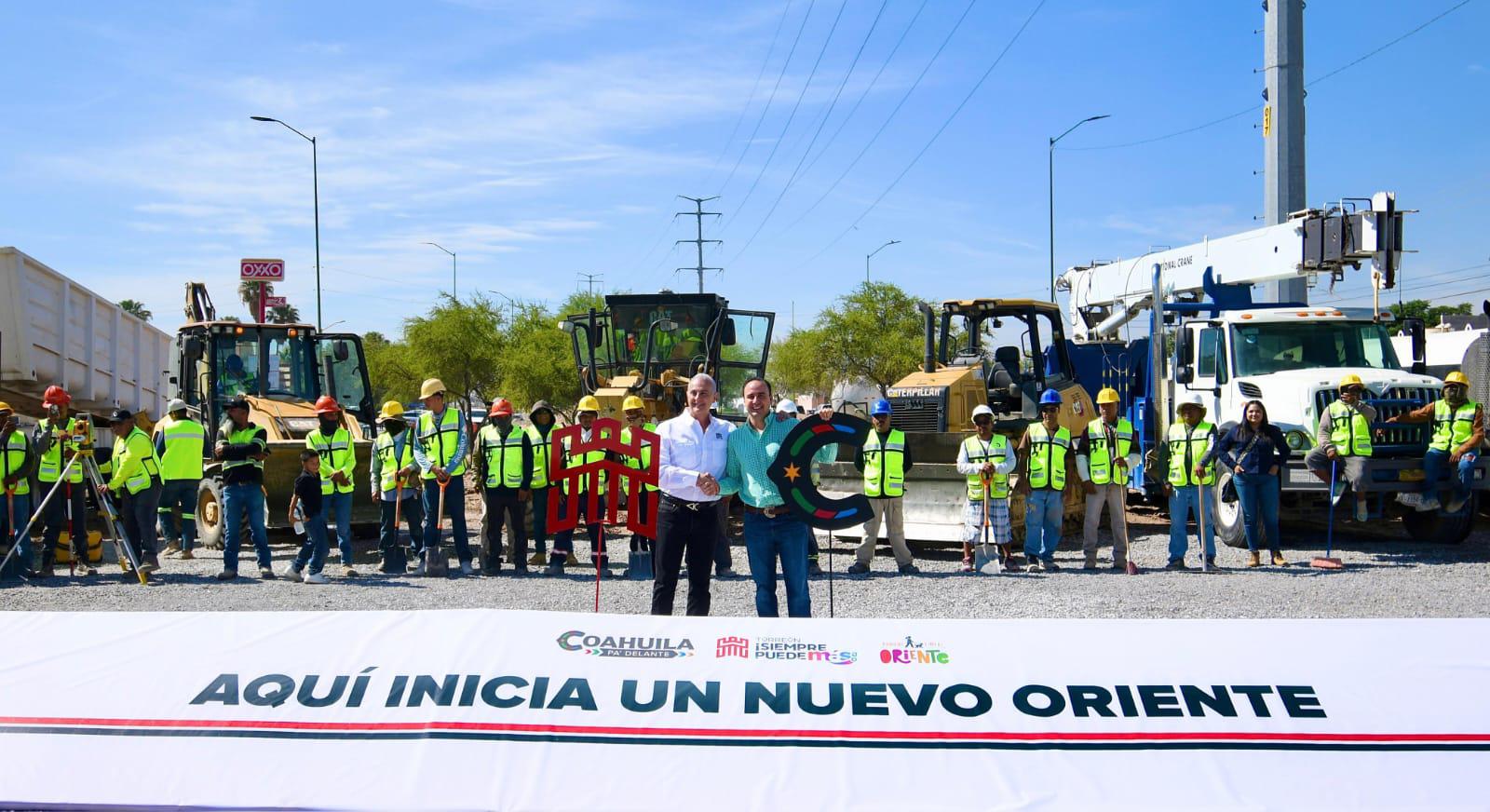 Inicia construcción del Parque Lineal Oriente en Torreón: un pulmón de 3.7 km para el sector