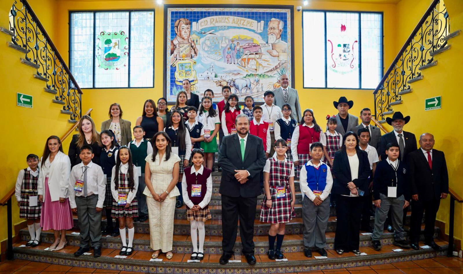 Niñas y niños asumen Cabildo Infantil en Ramos Arizpe y plantean propuestas