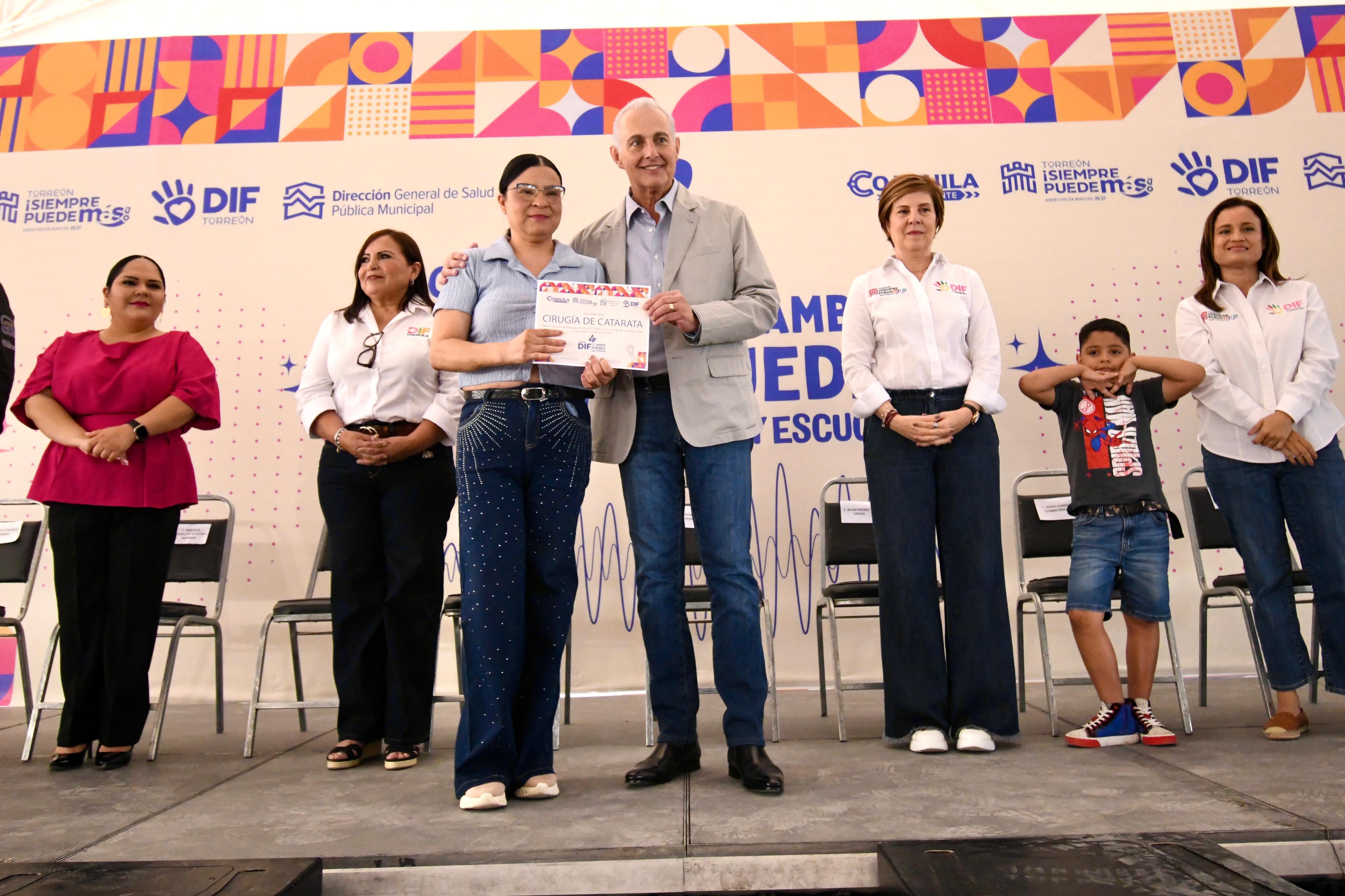 Invierten 18 mdp en salud auditiva y visual para los torreonenses