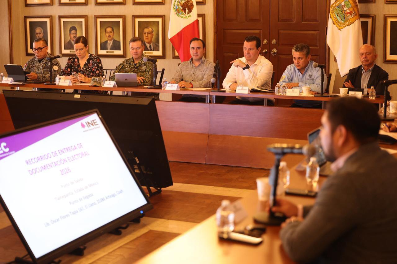 They reinforce security coordination towards elections in Coahuila; Governor presides over Peace Construction Roundtable