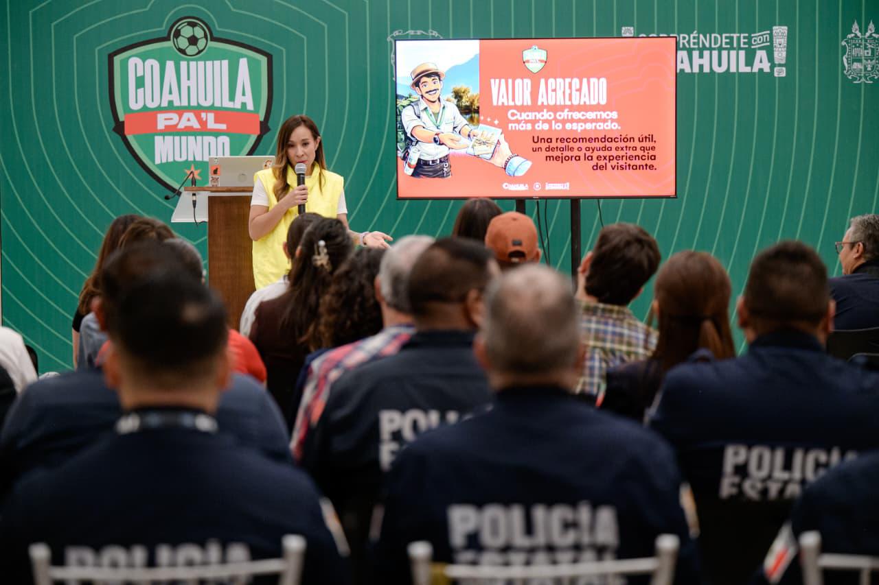 Capacitan a sectores turísticos y de servicios rumbo a evento internacional de fútbol