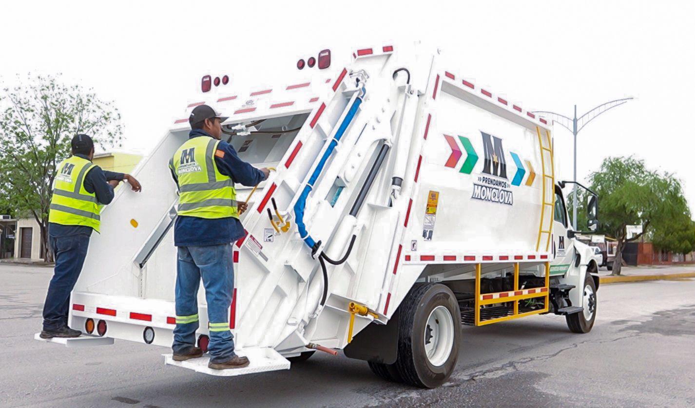 Refuerzan recolección de basura en Monclova con nuevo camión