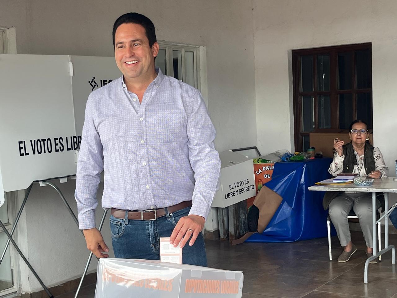 El alcalde de Saltillo, Javier Díaz, destaca jornada elector
