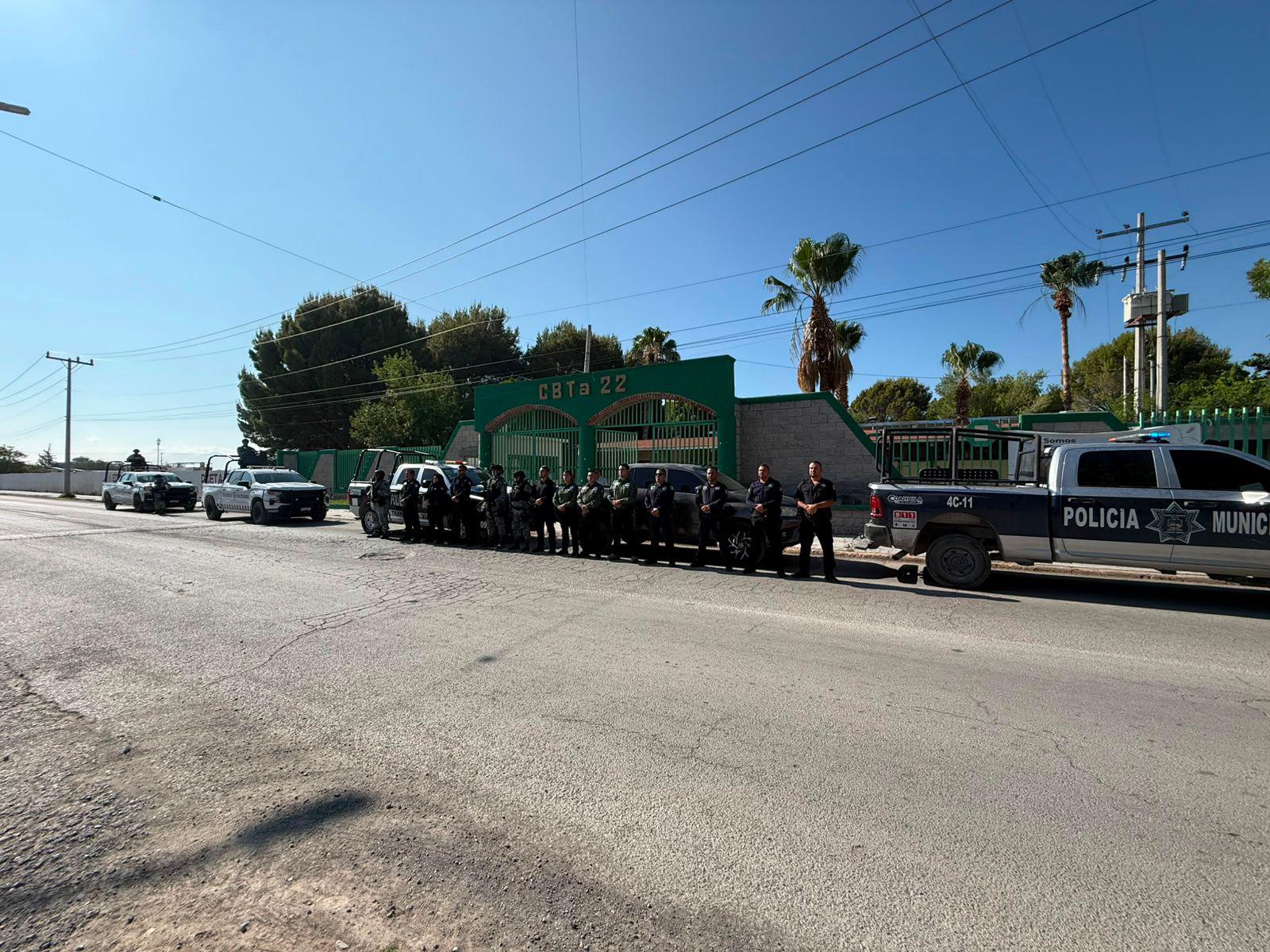 Amenaza de tiroteo en el CBTA 22 de Cuatro Ciénega
