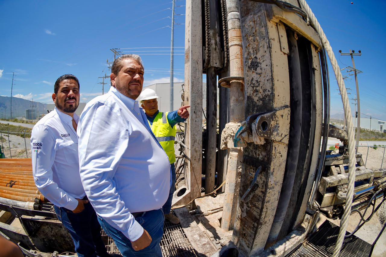 Supervisa Tomás Gutiérrez avance de la perforación del pozo 