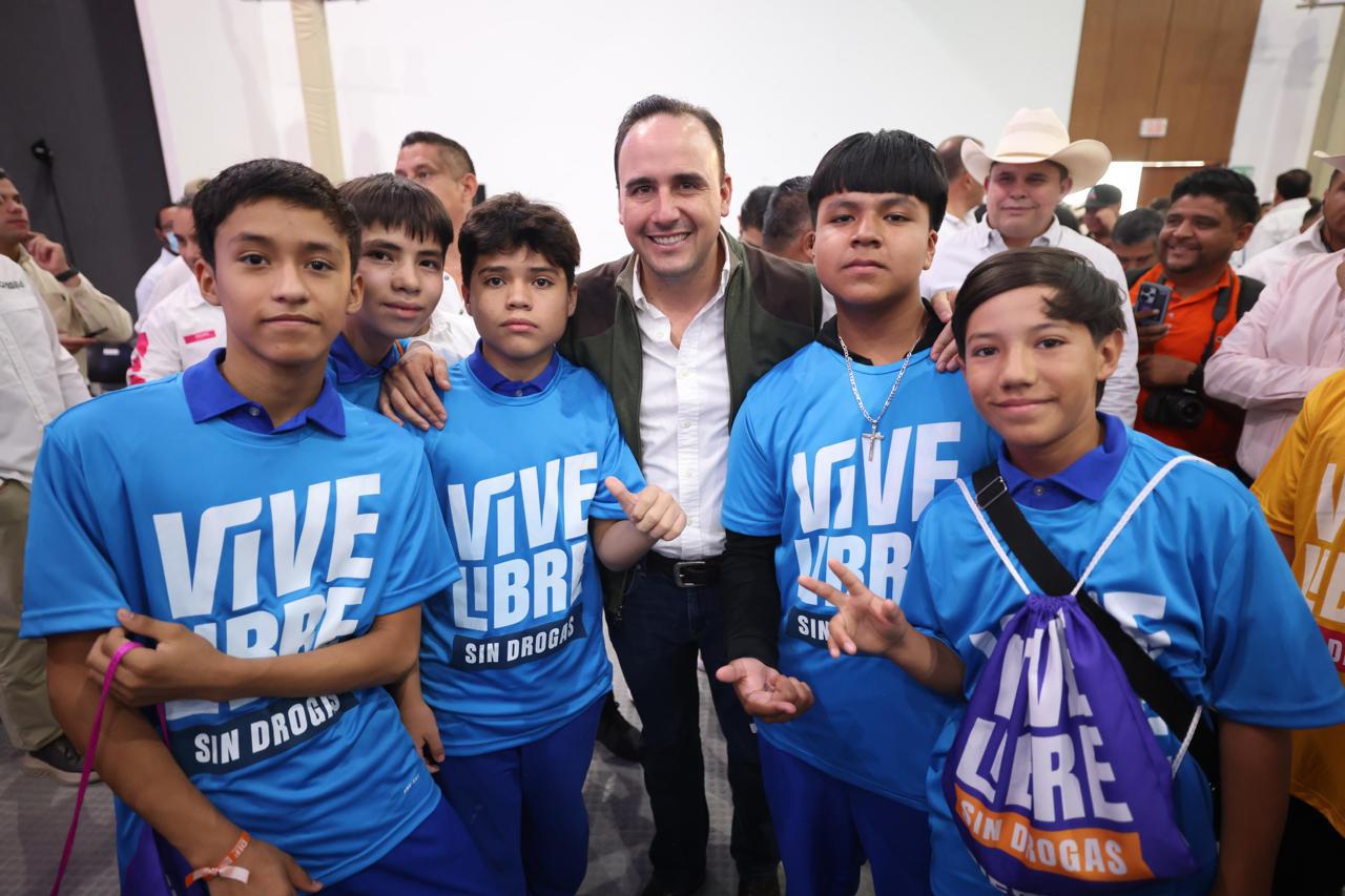 Vive Libre Sin Drogas cumple un año con más de 150 mil acciones de prevención en Coahuila