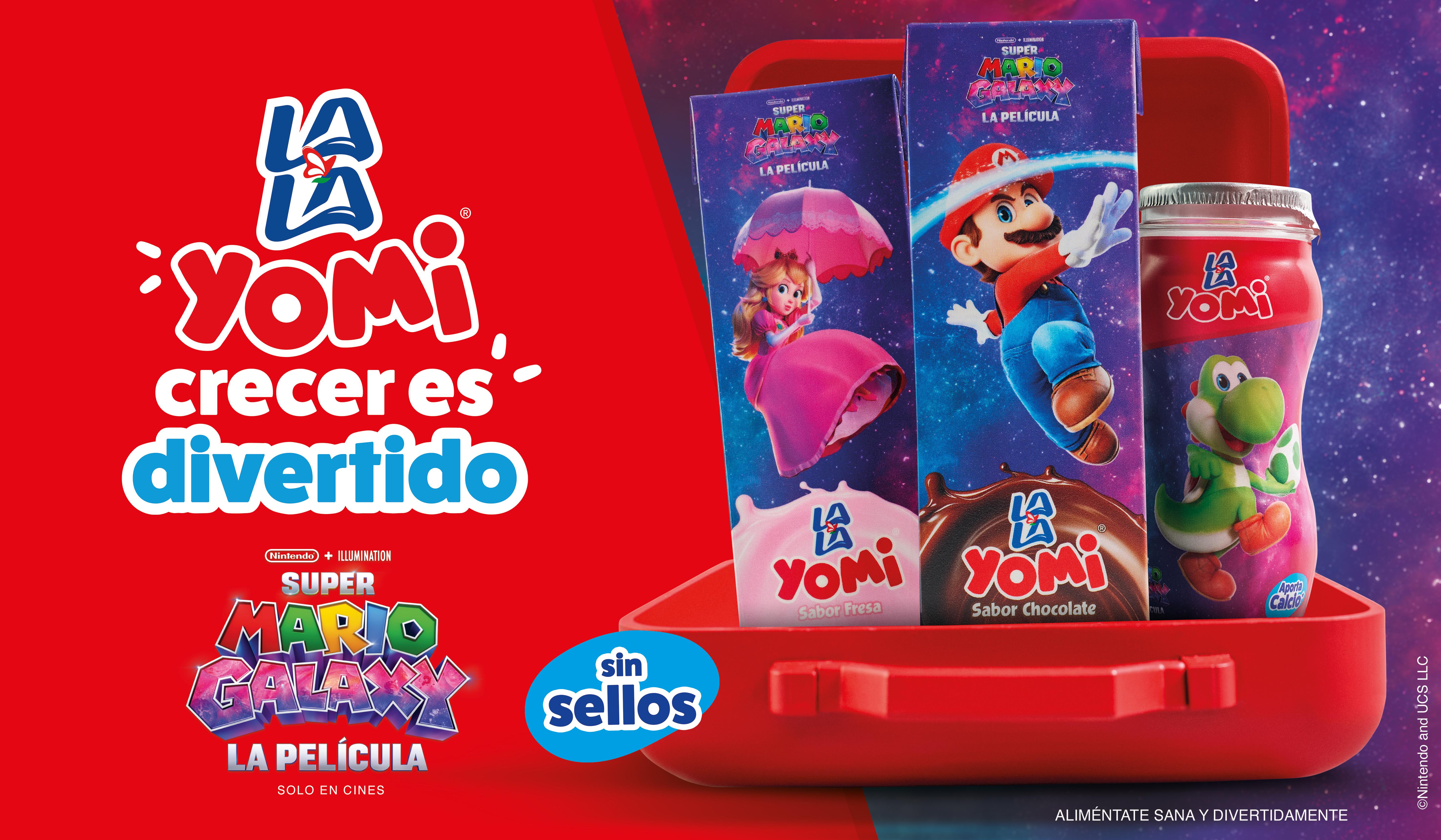 Lala Yomi® anuncia el power-up de las loncheras para Super Mario Galaxy